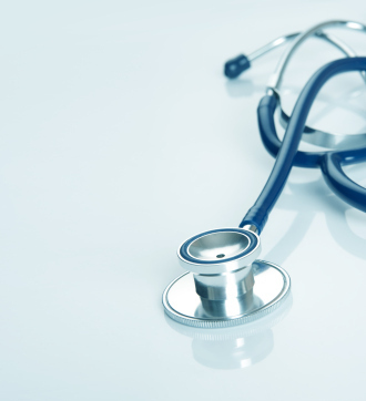 stethoscope on table